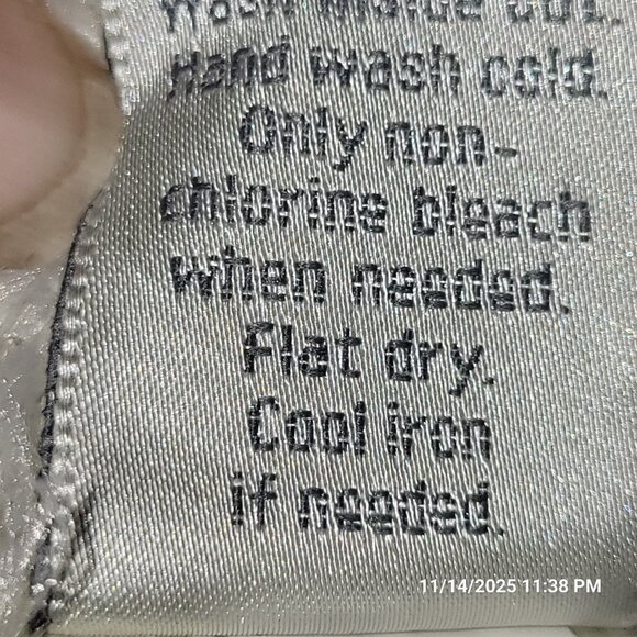 LC Lauren Conrad Open Front Samba Eyelash Yarn White L/S Cardigan Sweater M - Picture 7 of 7